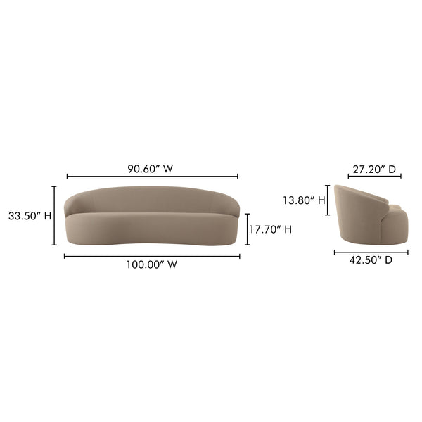 Cove Outdoor Sofa Moes Home Collection Mhc Oa 1021 05 15