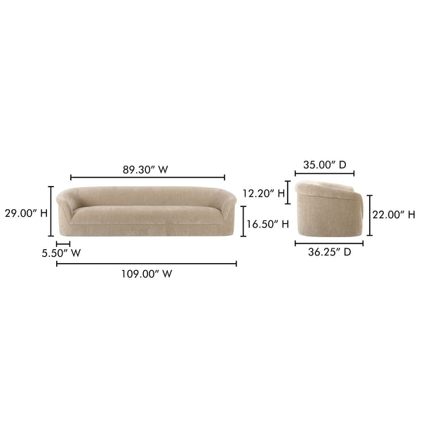 Thora Sofa Moes Home Collection Mhc Oa 1040 34 17