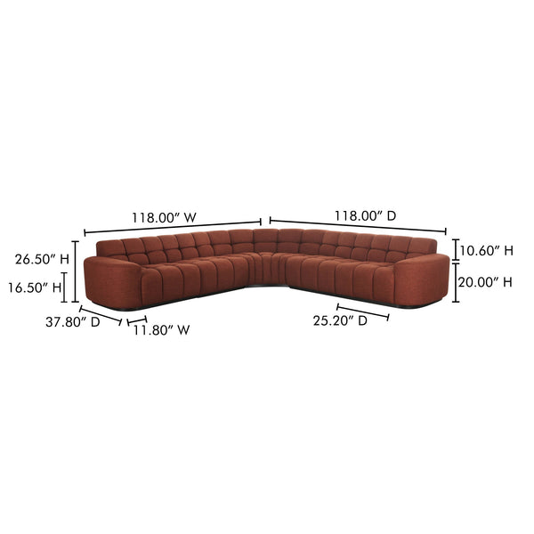 Roman L Shaped Sectional Moes Home Collection Mhc Oa 1042 34 0 18
