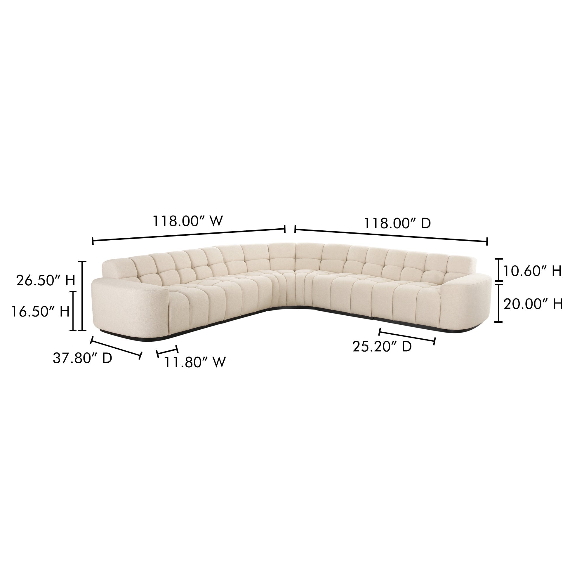 Roman L Shaped Sectional Moes Home Collection Mhc Oa 1042 34 0 17