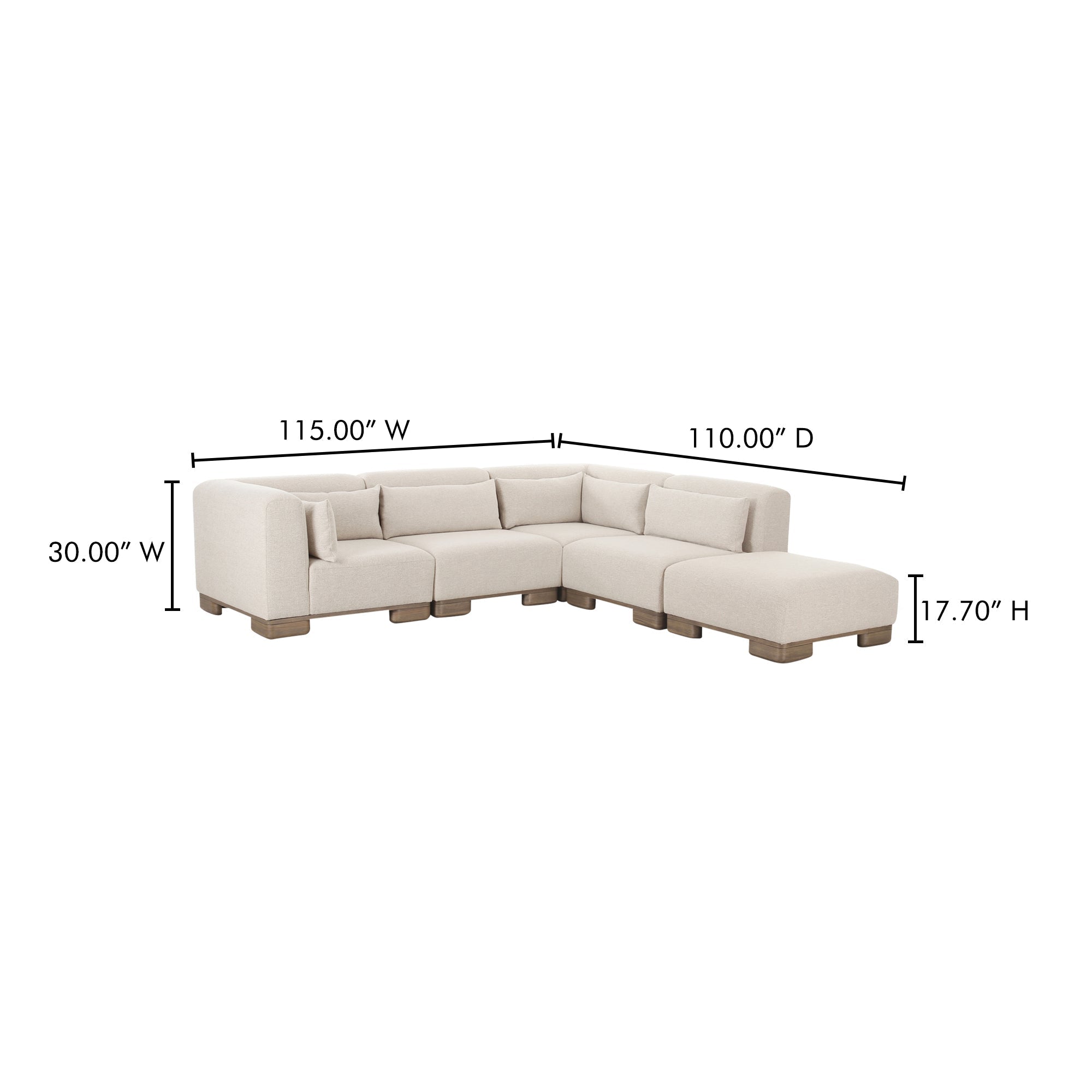 June Dream Modular Sectional Moes Home Collection Mhc Oa 1047 34 9