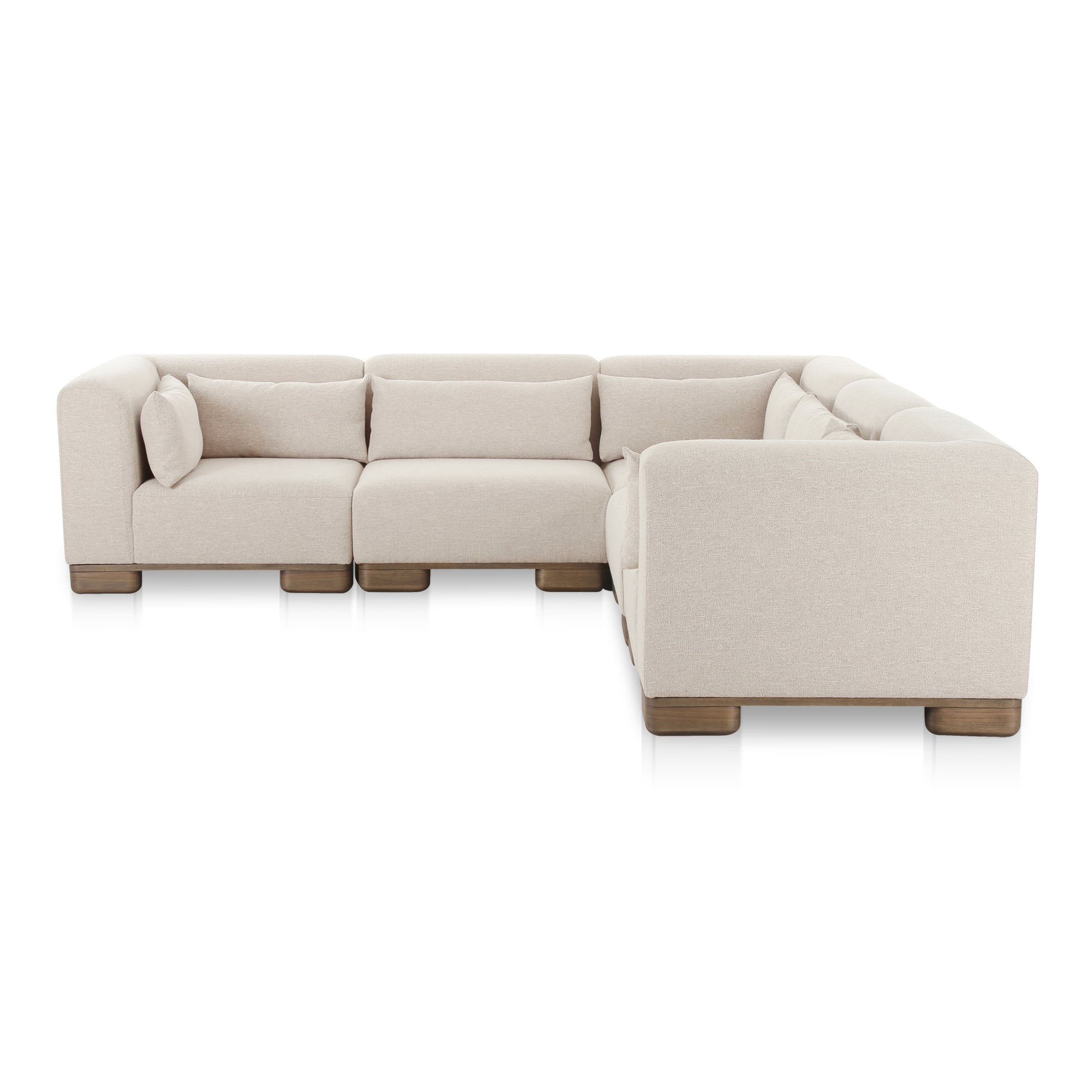 June Classic L Shaped Modular Sectional Moes Home Collection Mhc Oa 1048 34 1