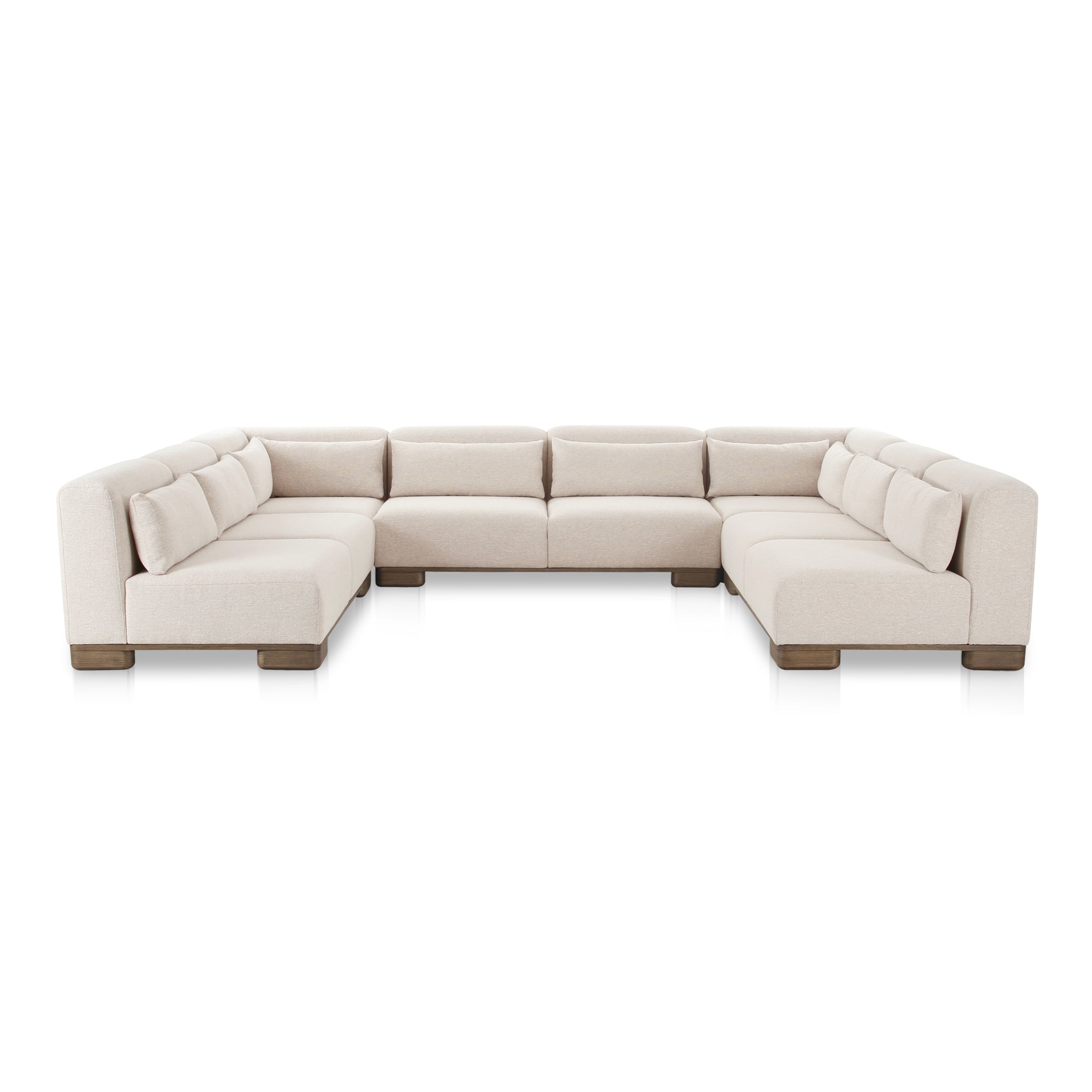 June U Shaped Modular Sectional Moes Home Collection Mhc Oa 1049 34 1