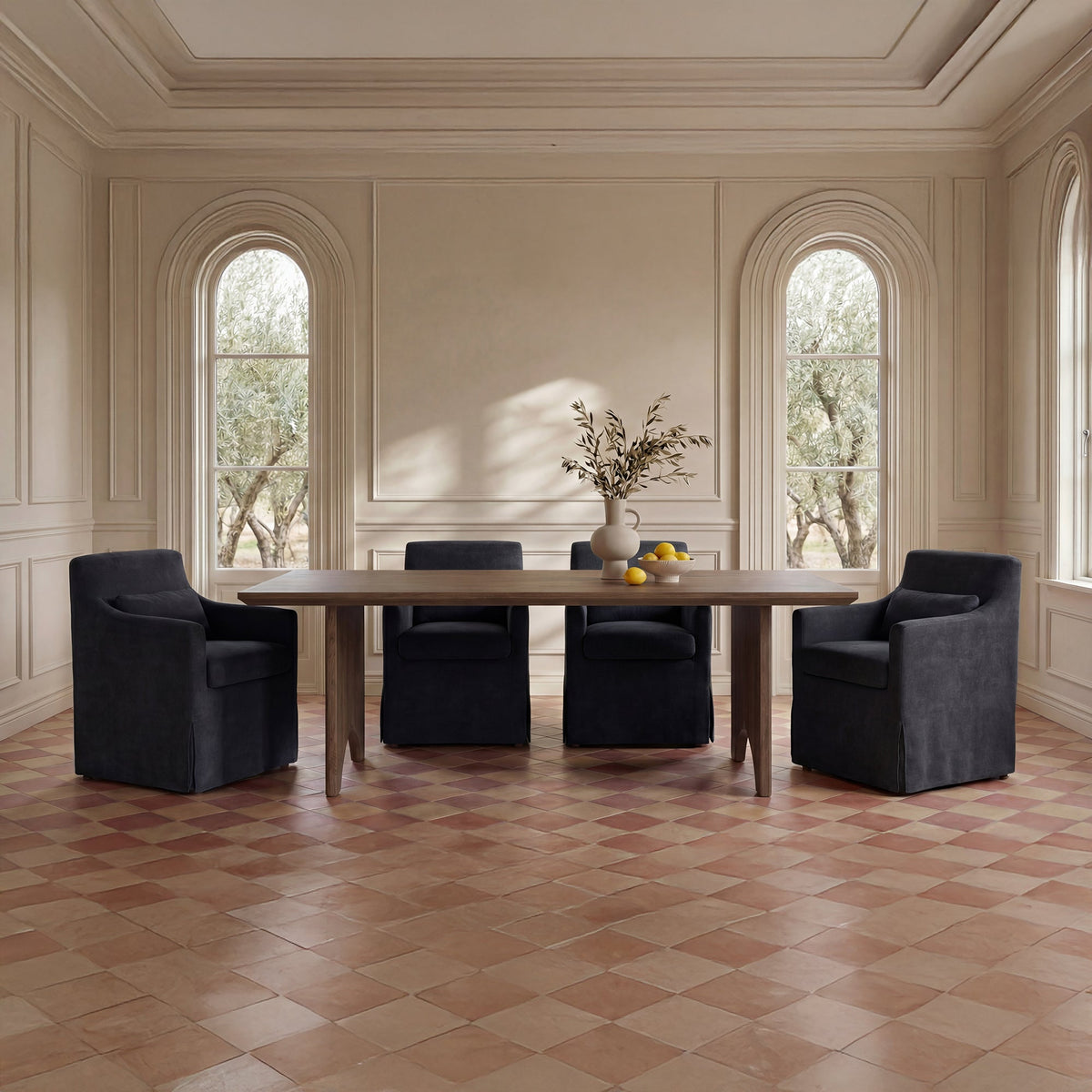 Lydia Slipcover Dining Chair