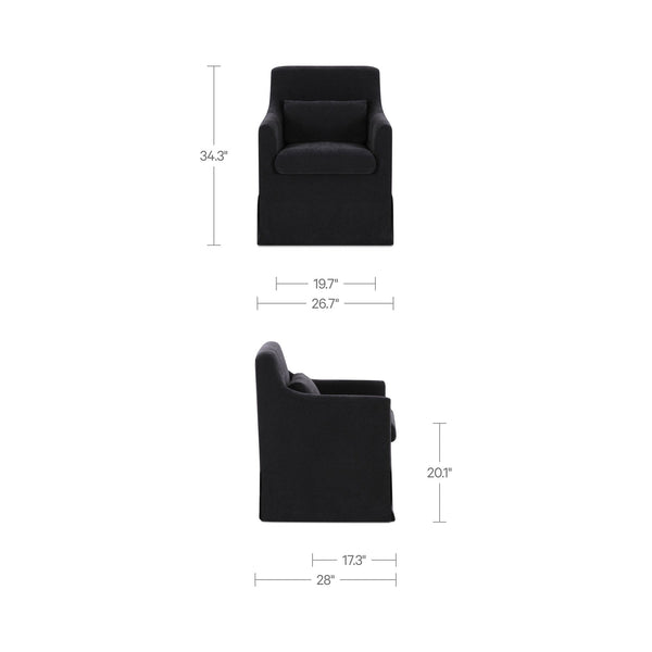 Lydia Slipcover Dining Chair
