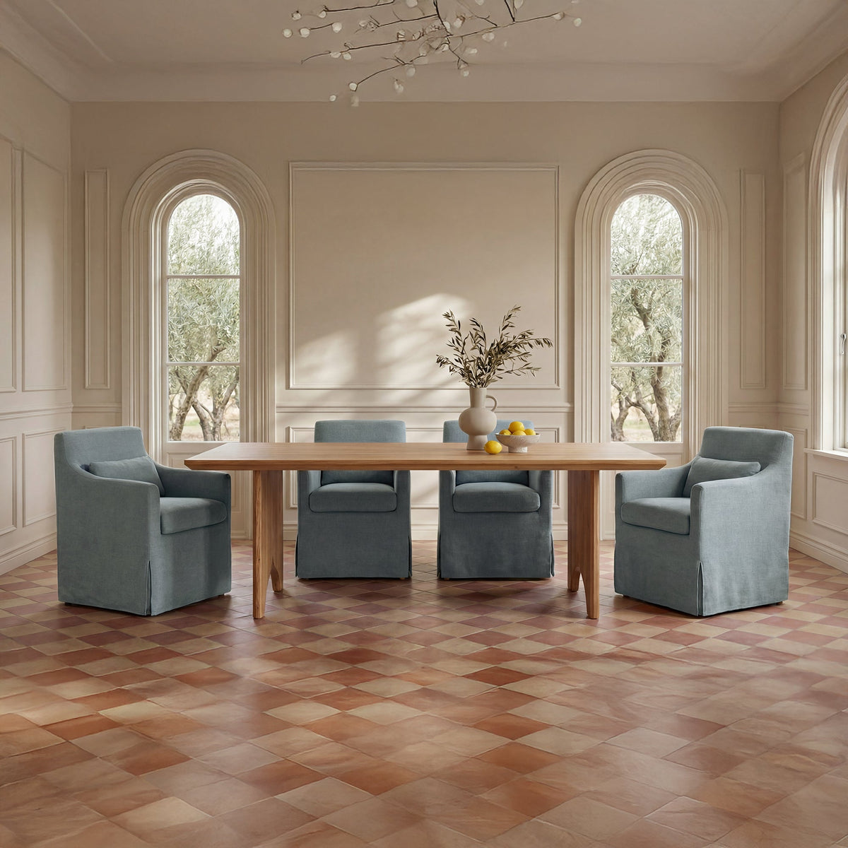Lydia Slipcover Dining Chair