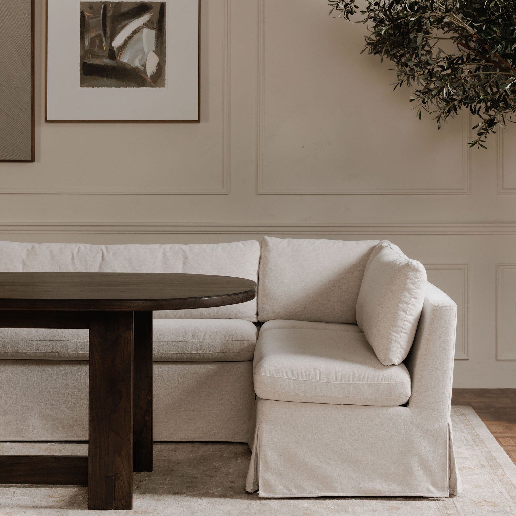 Fable Slipcover Dining Bench Moes Home Collection Mhc Oa 1052 34 8