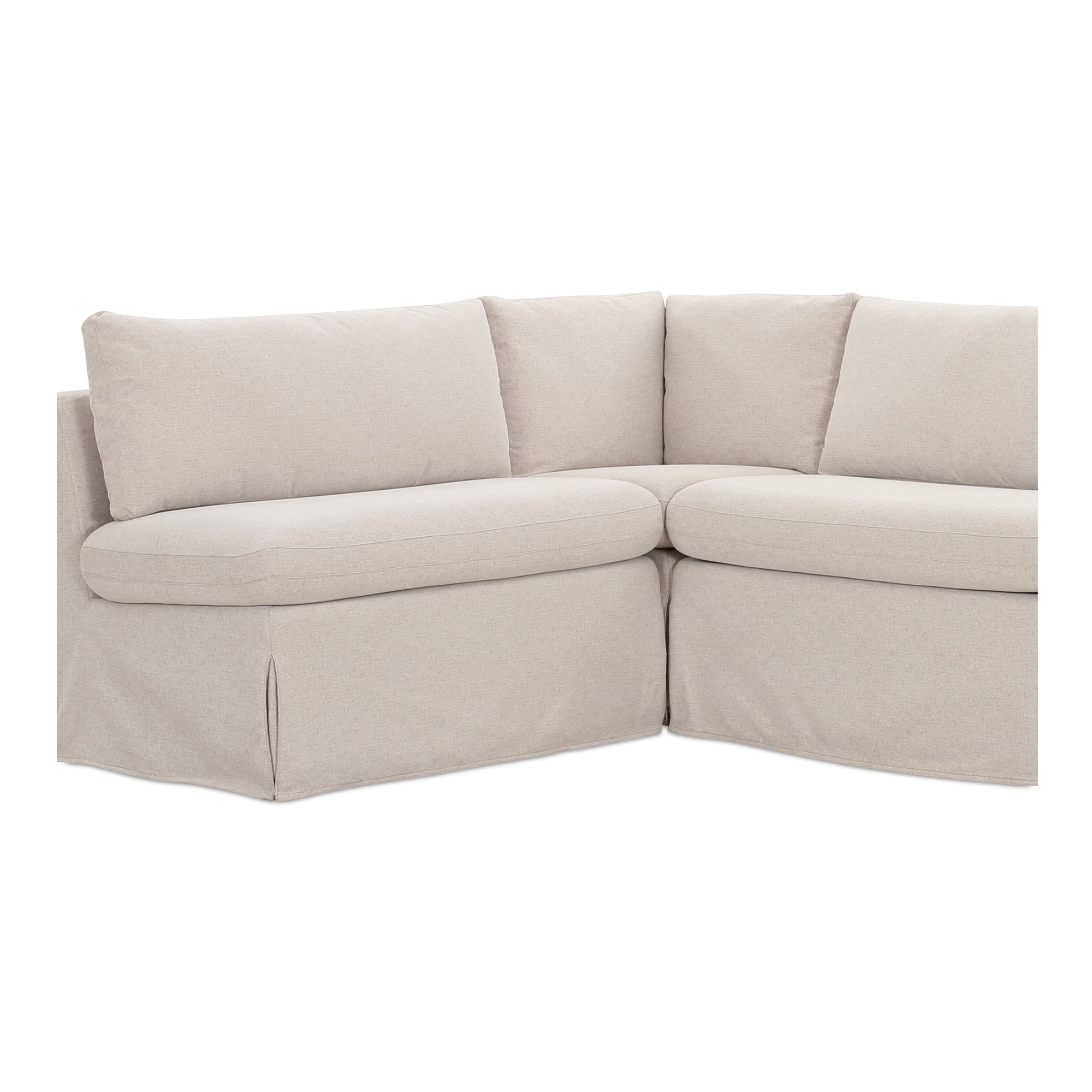 Fable Slipcover Dining Banquette L Shape Moes Home Collection Mhc Oa 1068 34 23