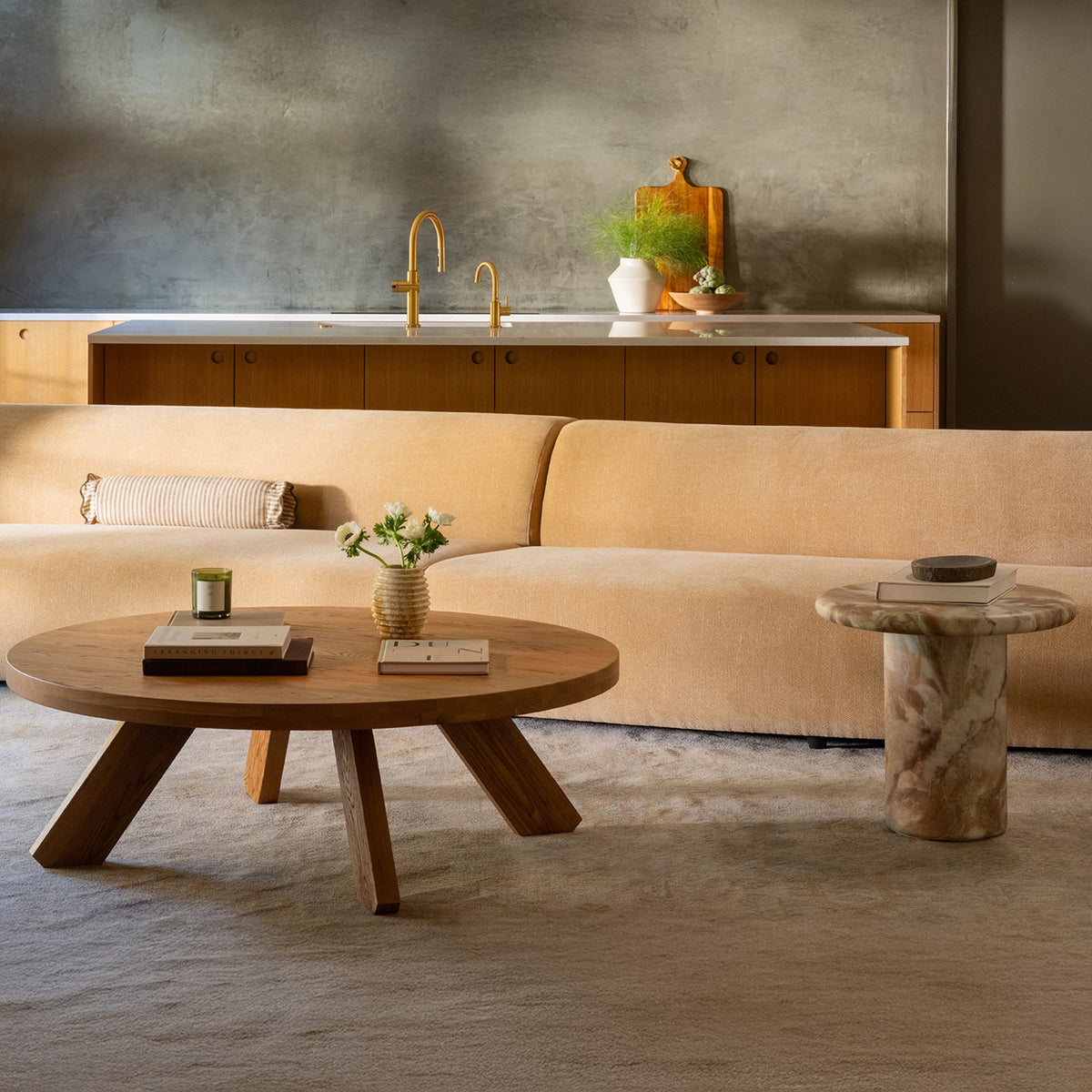 Naomi Concave Sofa