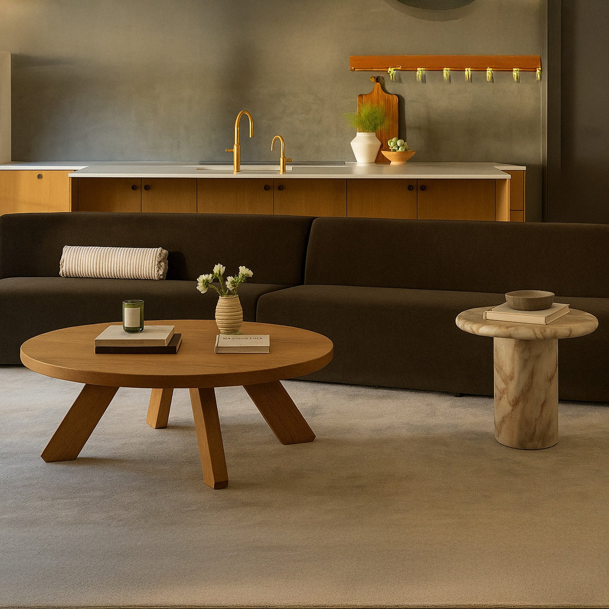 Naomi Concave Sofa