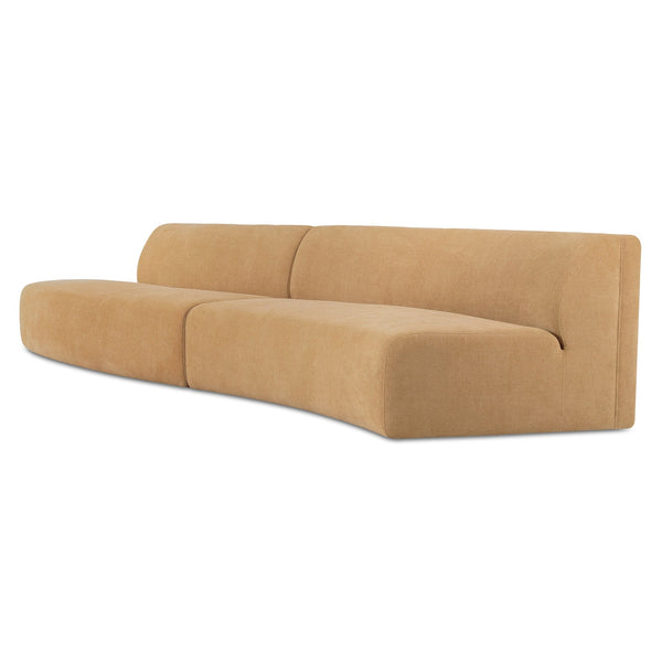 Naomi Wave 2 Piece Modular Sectional