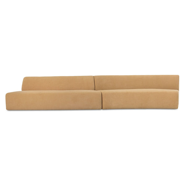 Naomi Wave 2 Piece Modular Sectional