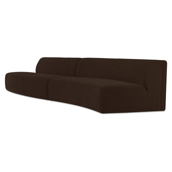 Naomi Wave 2 Piece Modular Sectional