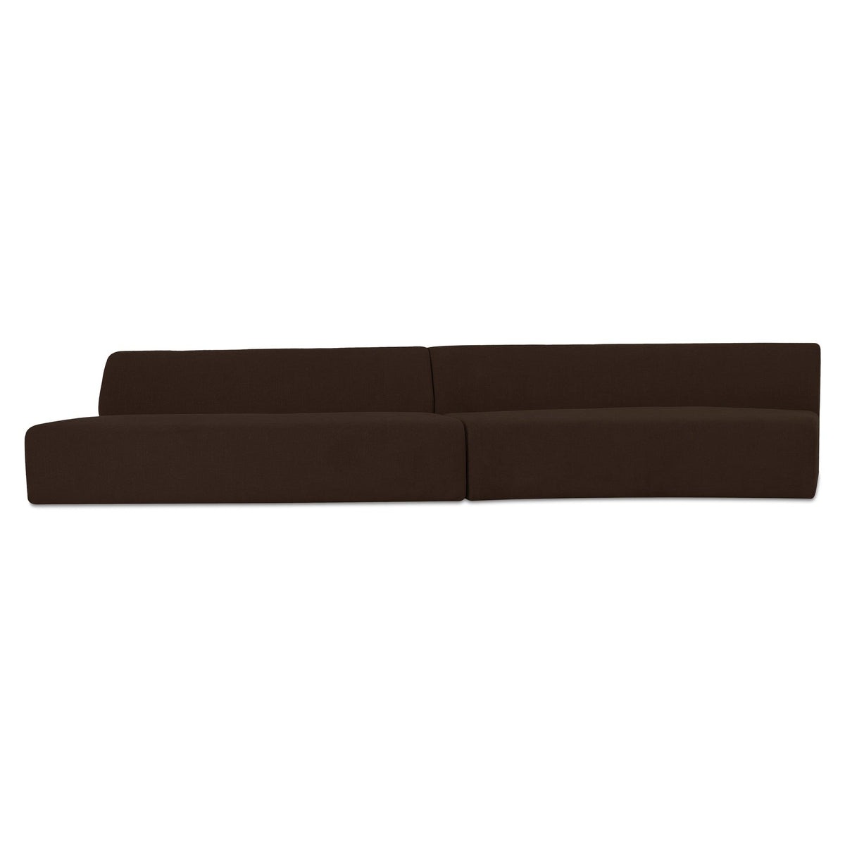 Naomi Wave 2 Piece Modular Sectional