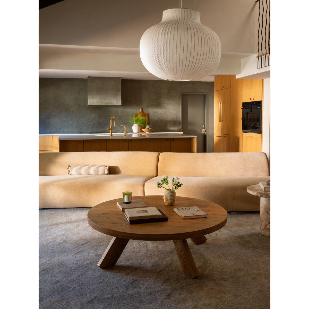Naomi Concave 2 Piece Modular Sectional