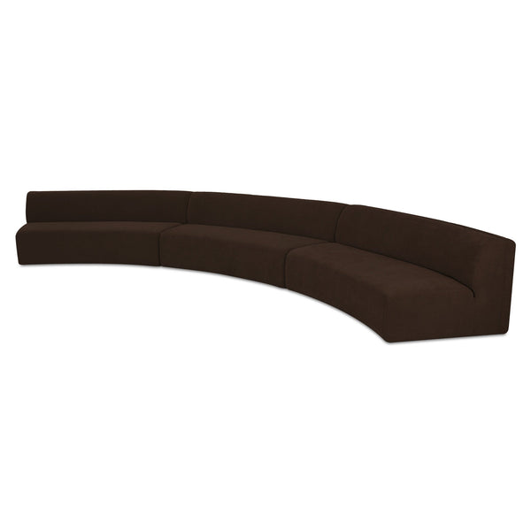 Naomi Concave 3 Piece Modular Sectional