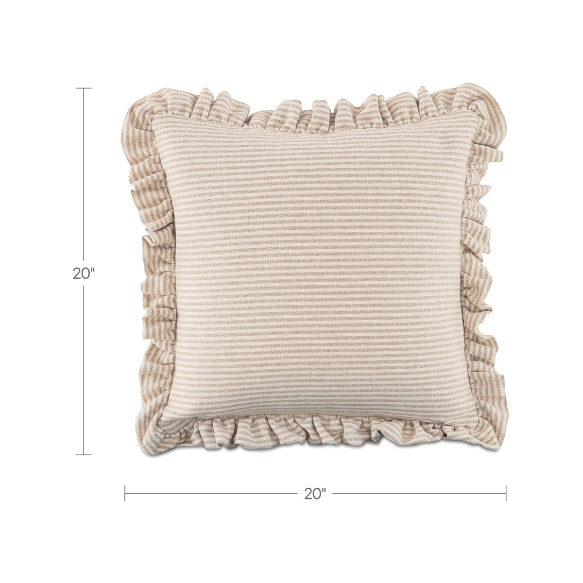 Betty Beige Stripe Cushion
