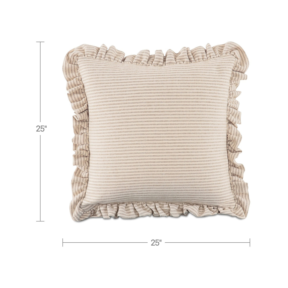 Betty Beige Stripe Cushion