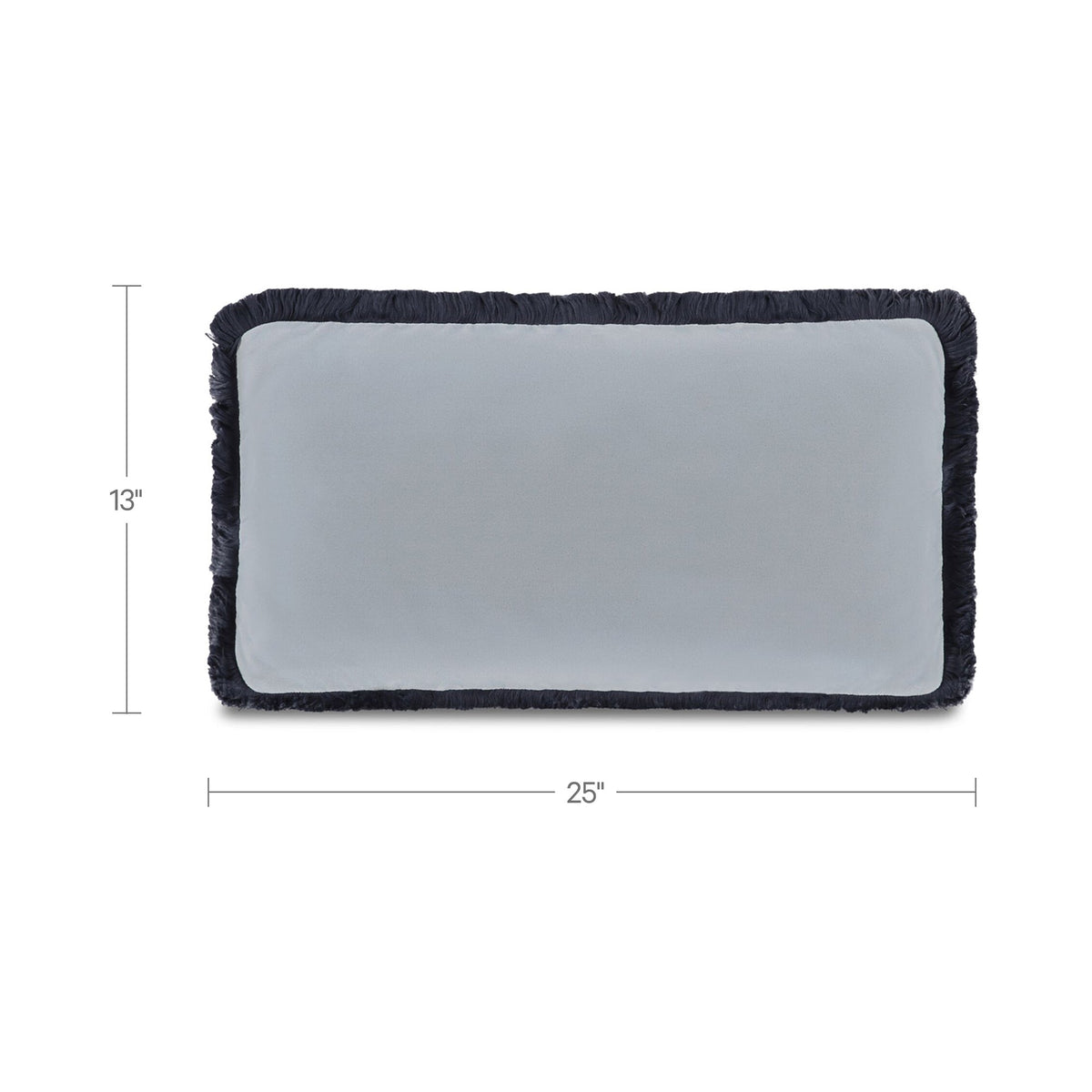 Yasmin Light Blue Faux Mohair Cushion
