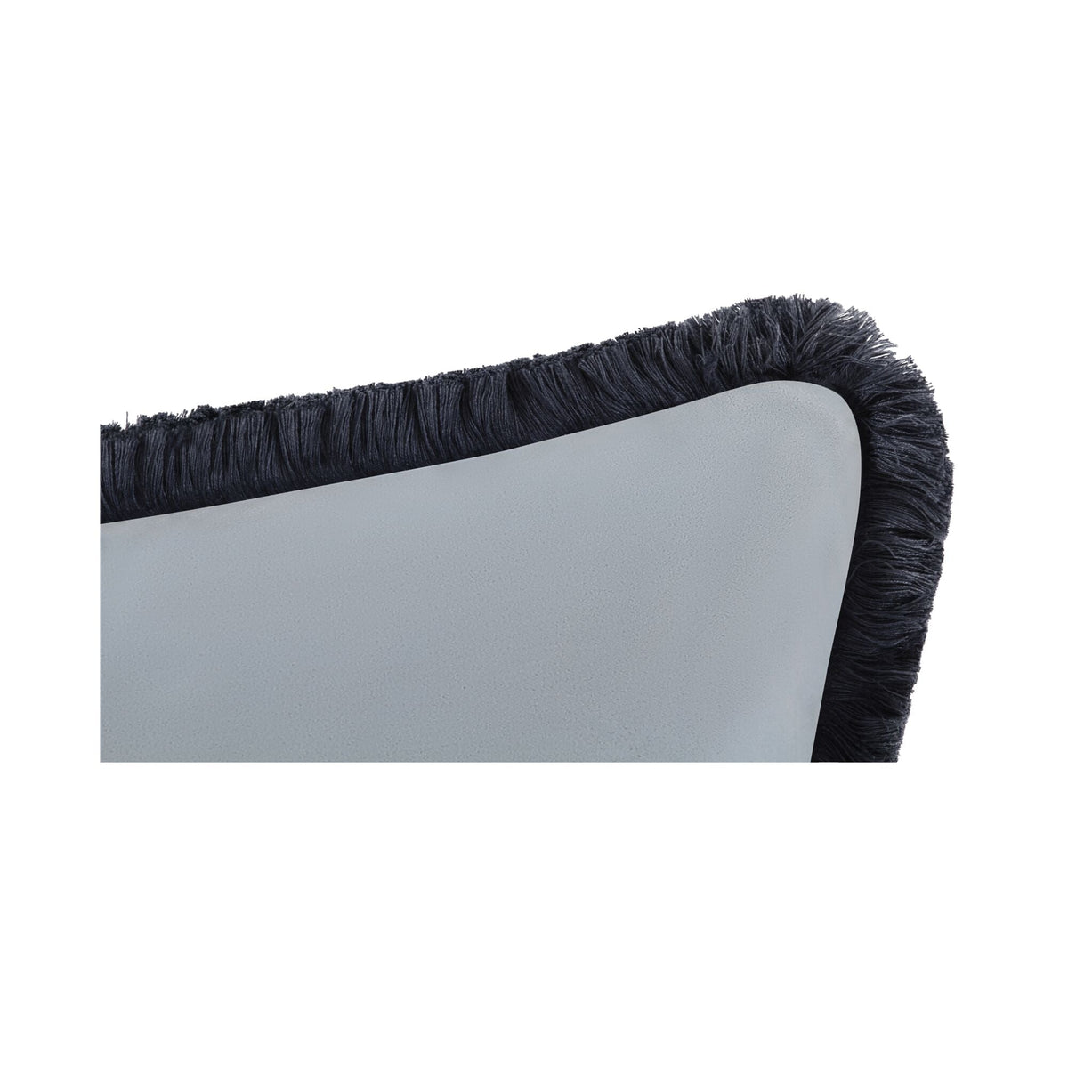 Yasmin Light Blue Faux Mohair Cushion