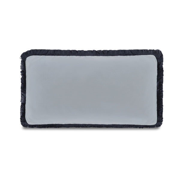 Yasmin Light Blue Faux Mohair Cushion