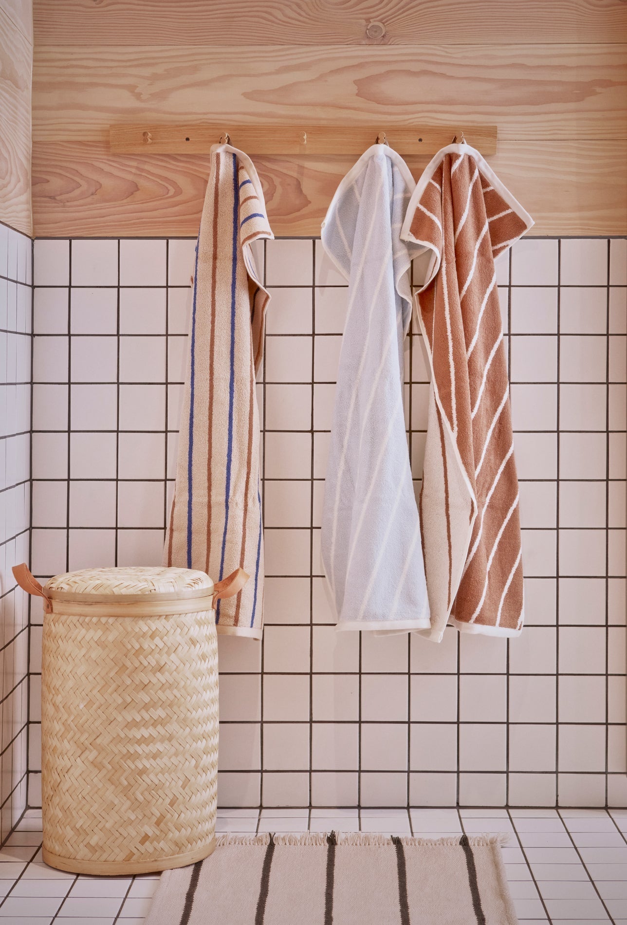 raita towel medium caramel ice blue 4