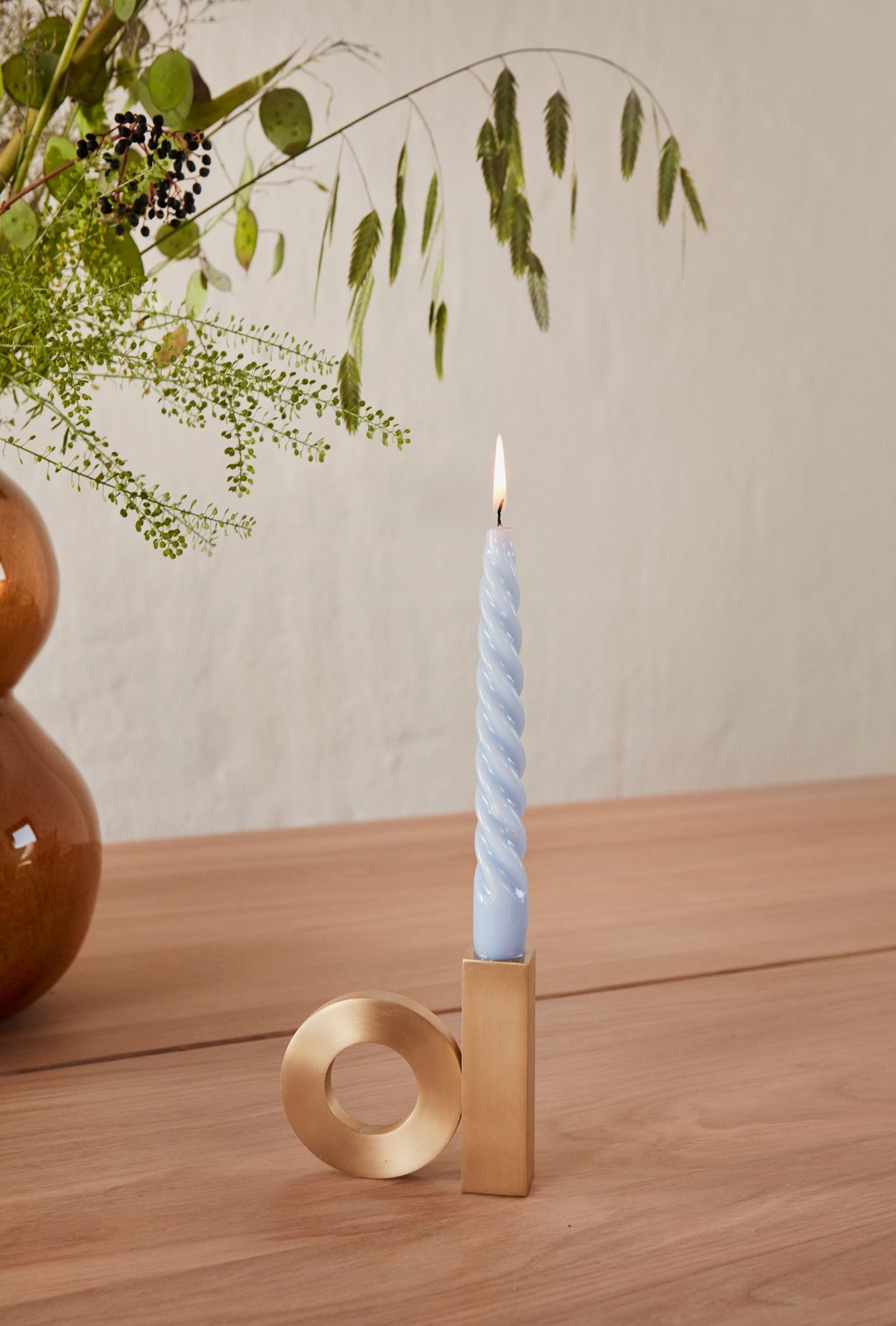 baari solid brass candleholder by oyoy l300235 7
