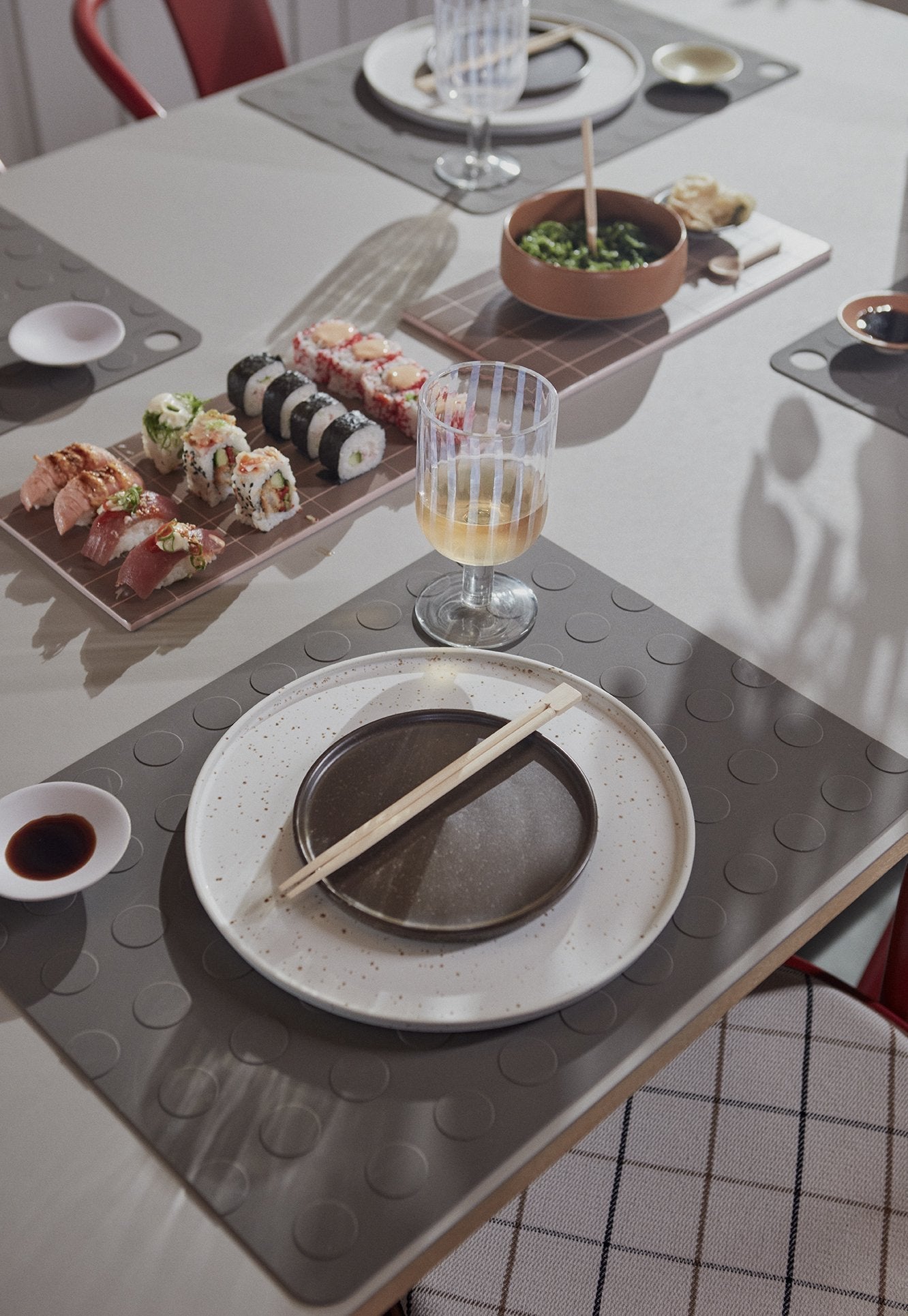 inka lunch dessert plate pack of 2 brown by oyoy 3