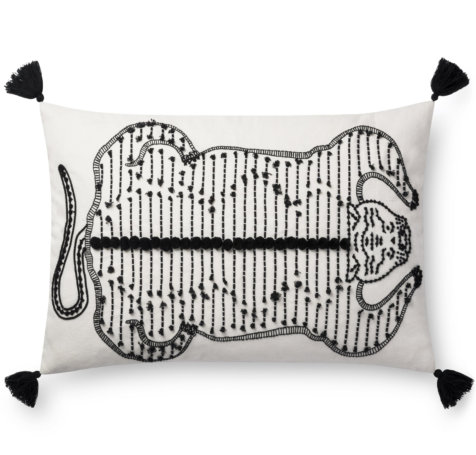 White & Black Pillow by Justina Blakeney ?? Loloi