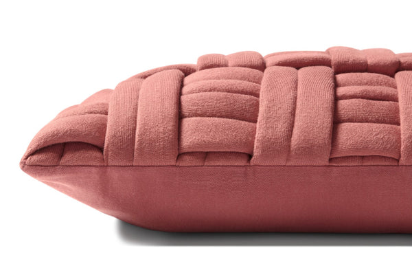 Woven Pink Pillow - Open Box 2