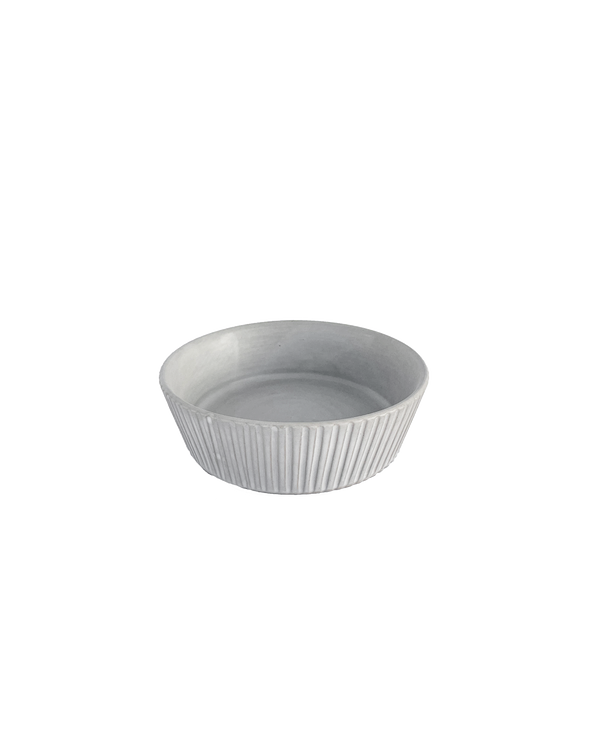 Stripes Matte White Pasta Bowl Set Of 4 Uvn 1000102 1