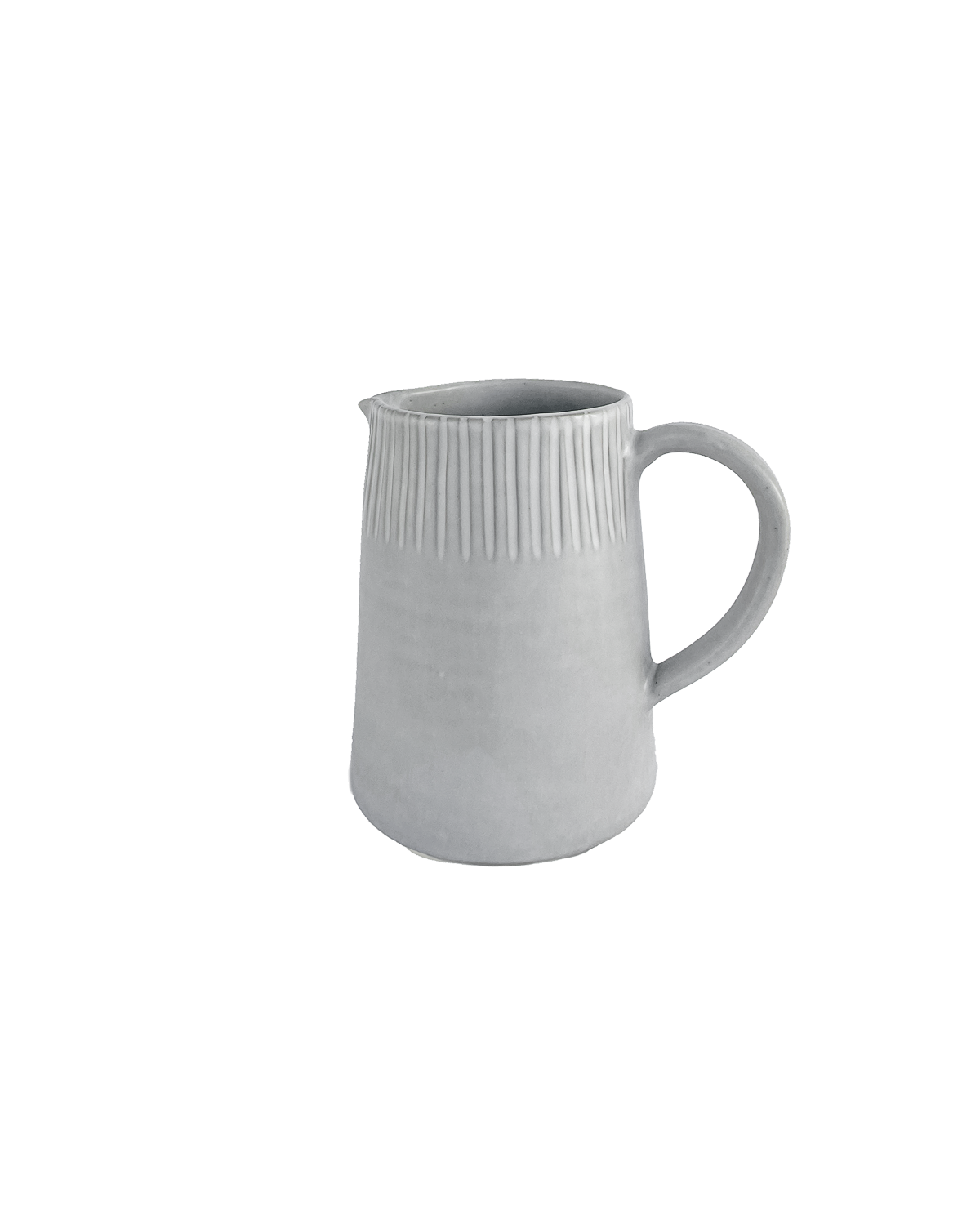 Stripes Matte White Pitcher Uvn 1000110 7