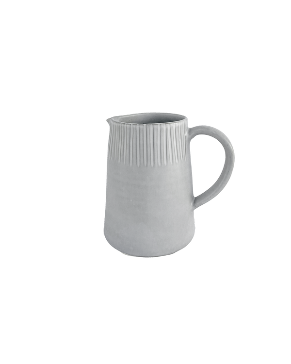 Stripes Matte White Pitcher Uvn 1000110 7
