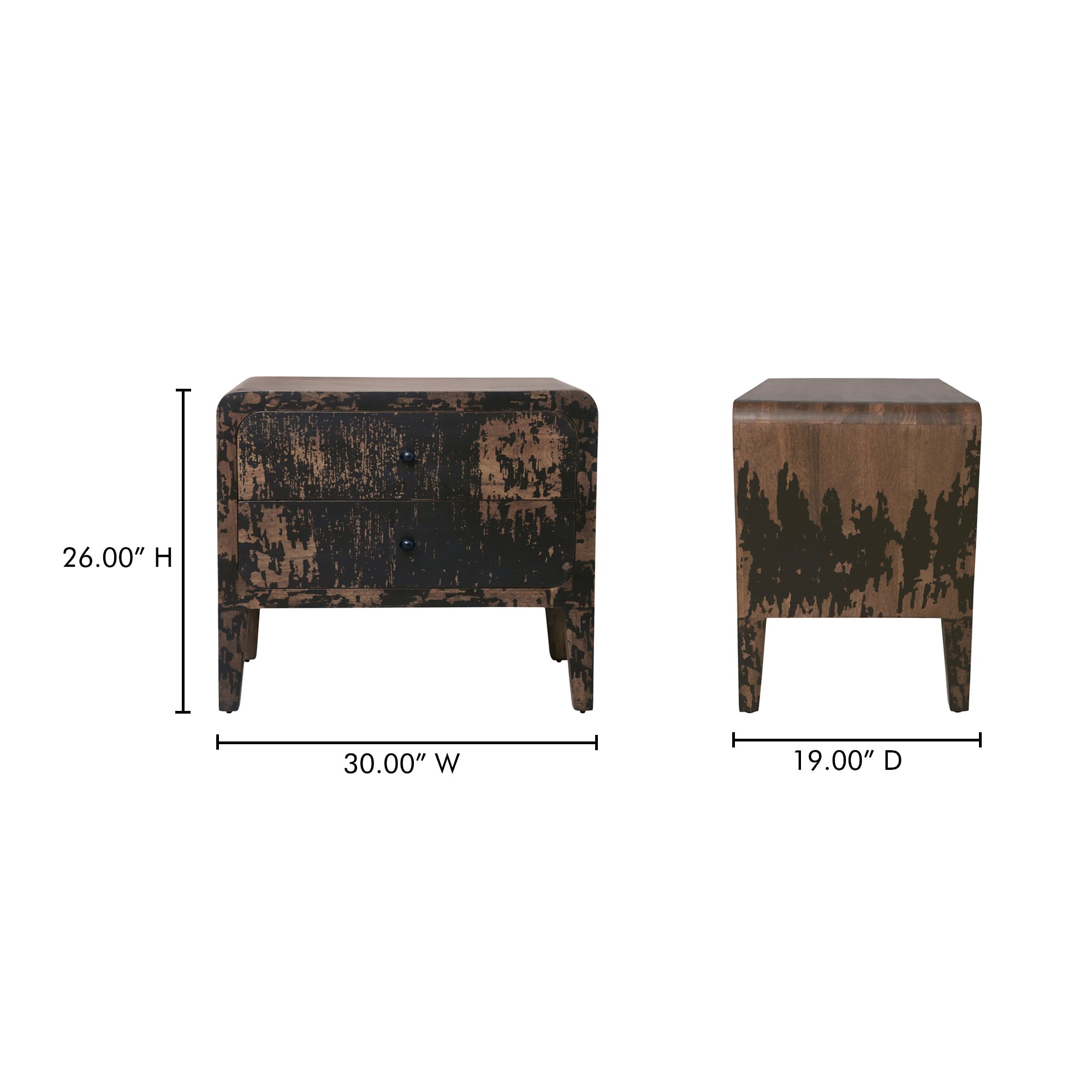 Iris Nightstand Distressed Moes Home Collection Mhc Pp 1022 02 8