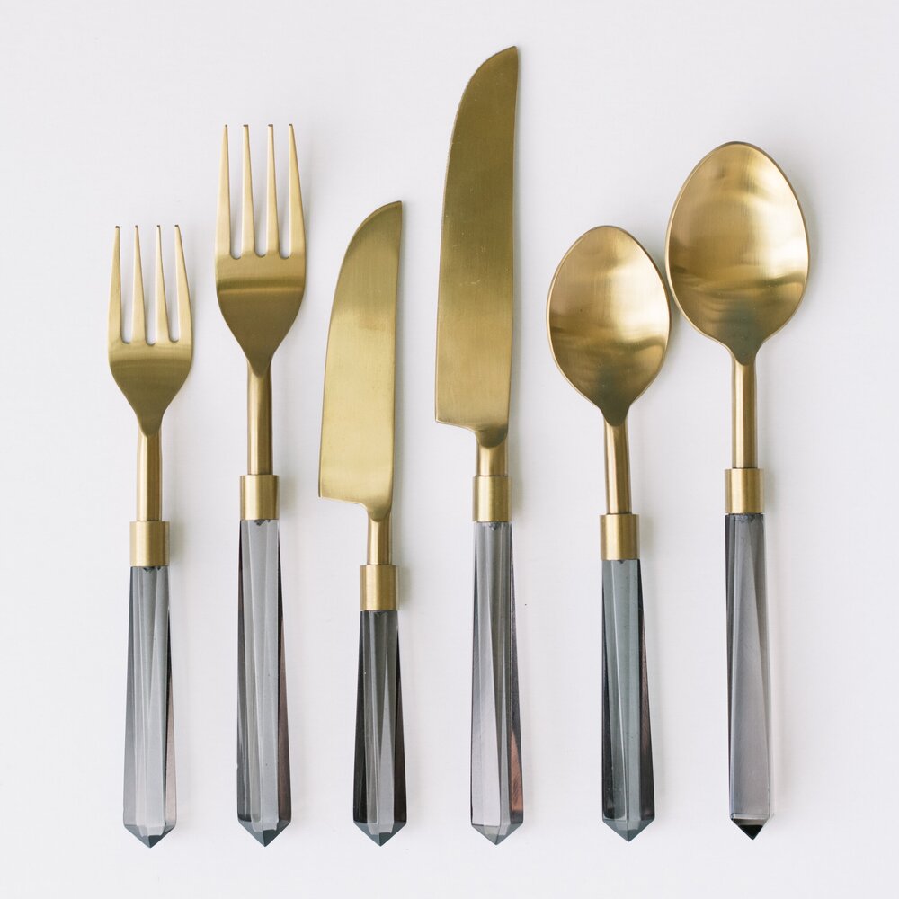 prism flatware 6 pc set by borrowed blu bb0199s 1