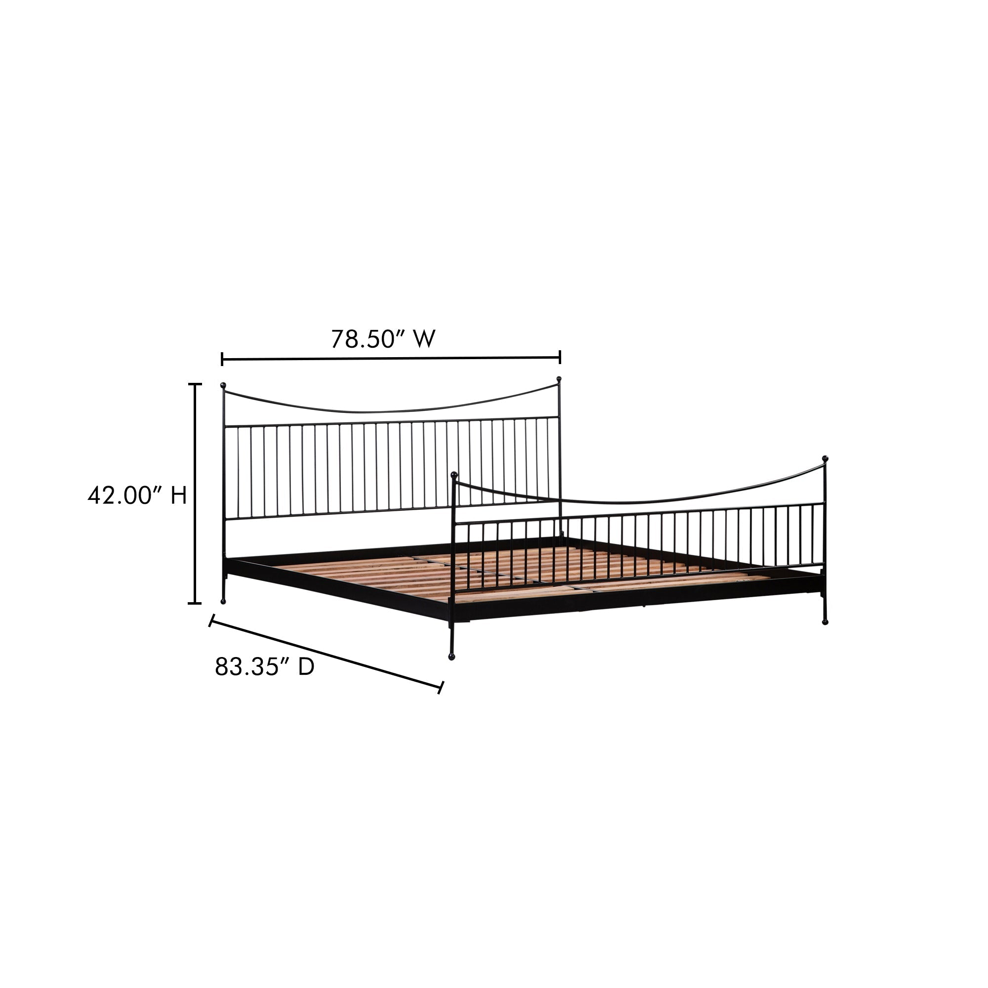 Monet Bed Moes Home Collection Mhc Pz 1001 02 0 9