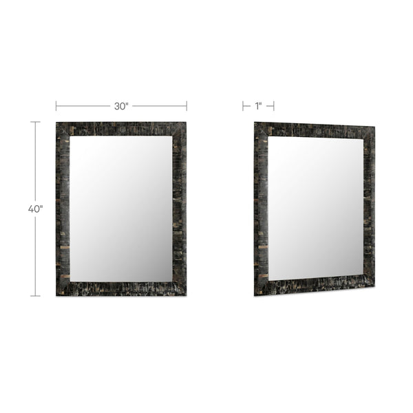 Avis Horn Inlay Mirror