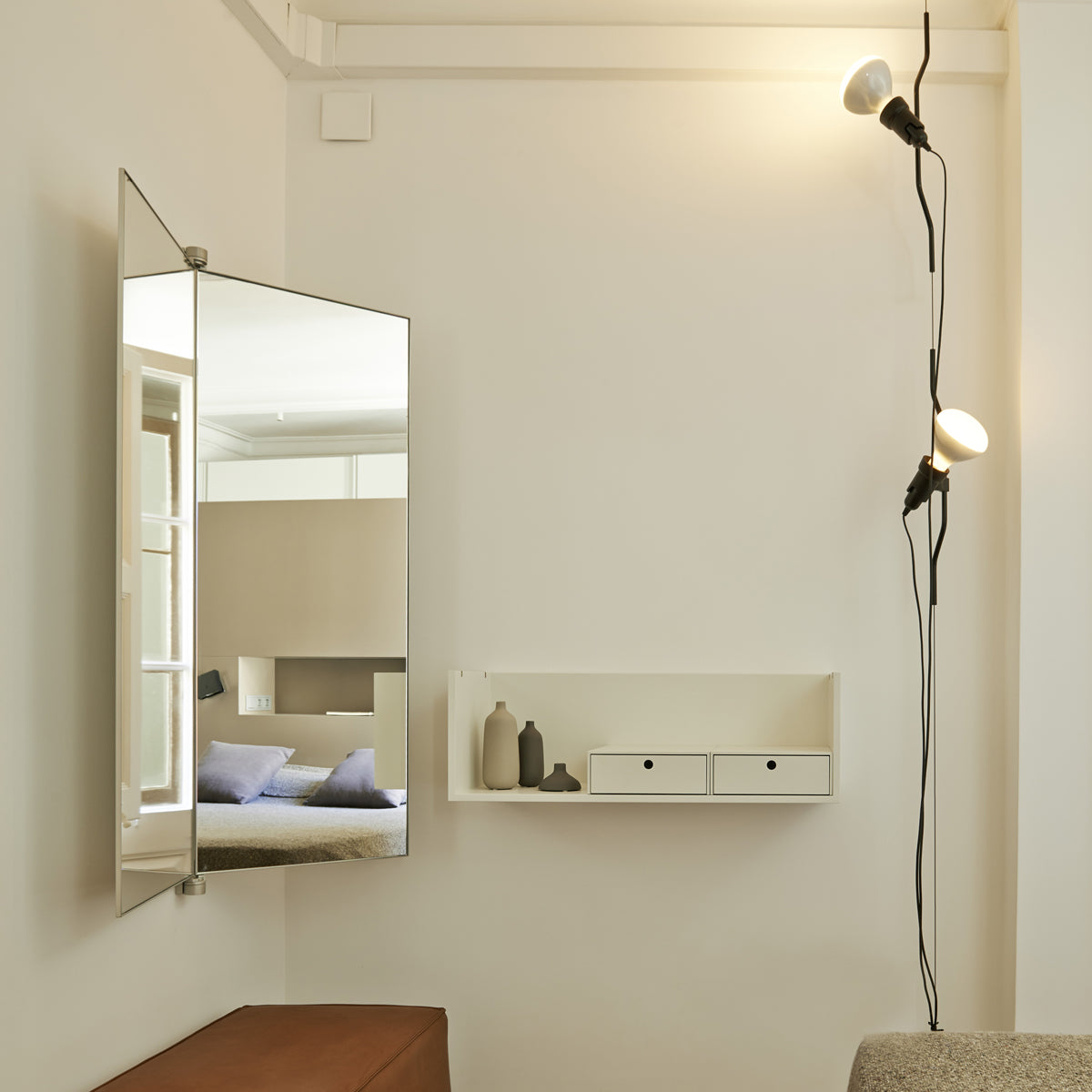 Parentesi Plastic and Steel Pendant Lighting in Various Colors