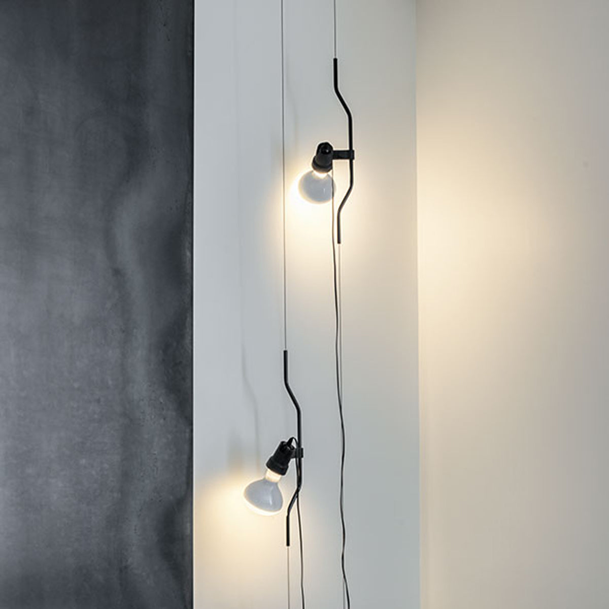 Parentesi Plastic and Steel Pendant Lighting in Various Colors