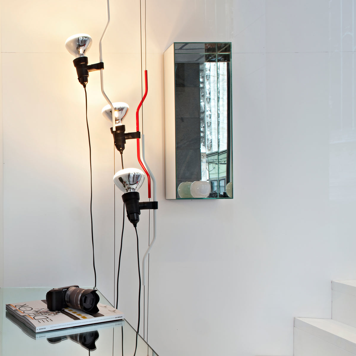 Parentesi Plastic and Steel Pendant Lighting in Various Colors