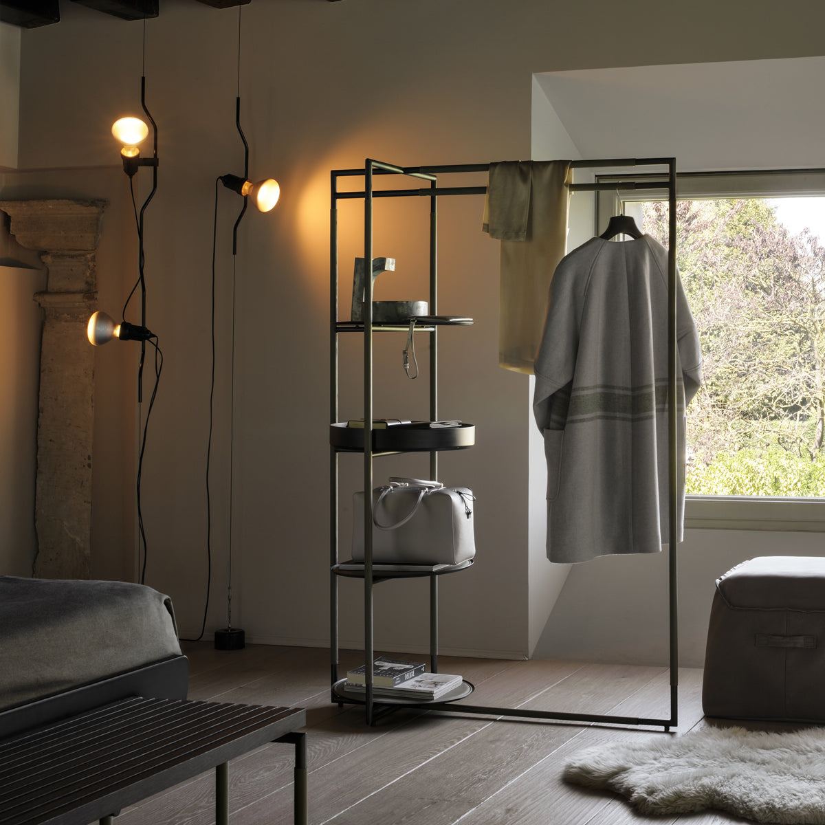 Parentesi Plastic and Steel Pendant Lighting in Various Colors