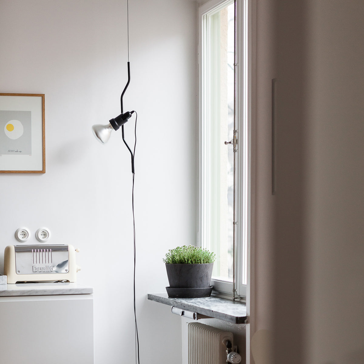 Parentesi Plastic and Steel Pendant Lighting in Various Colors