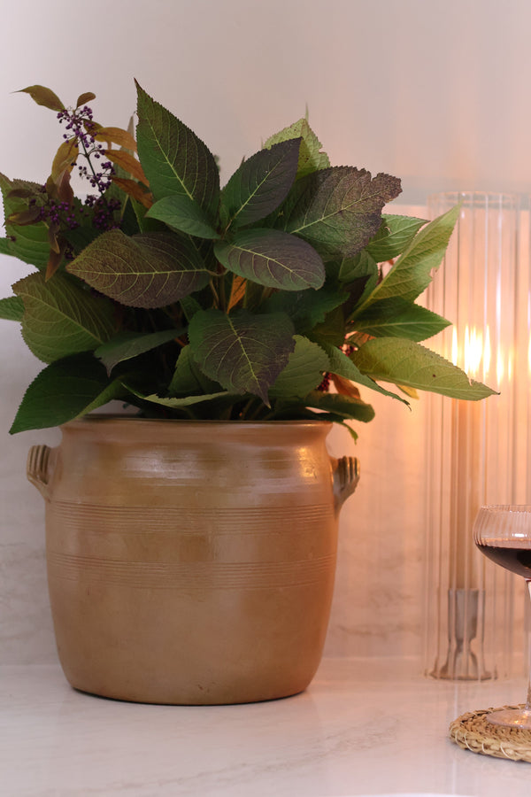 Vintage Bonny sur Loire Barrel Crock