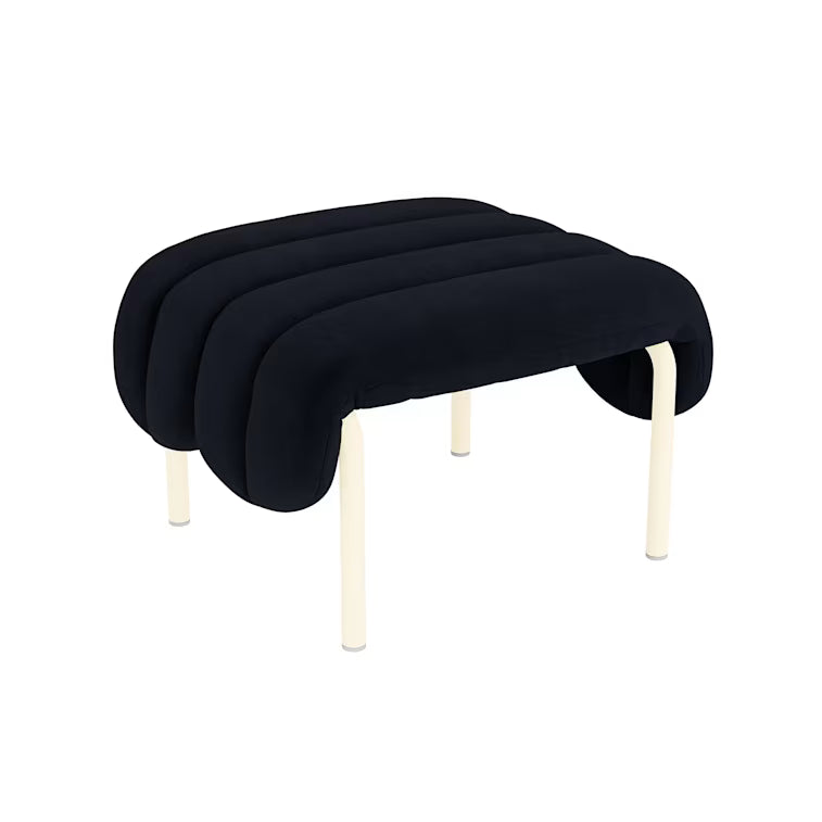 Puffy Fabric Ottoman