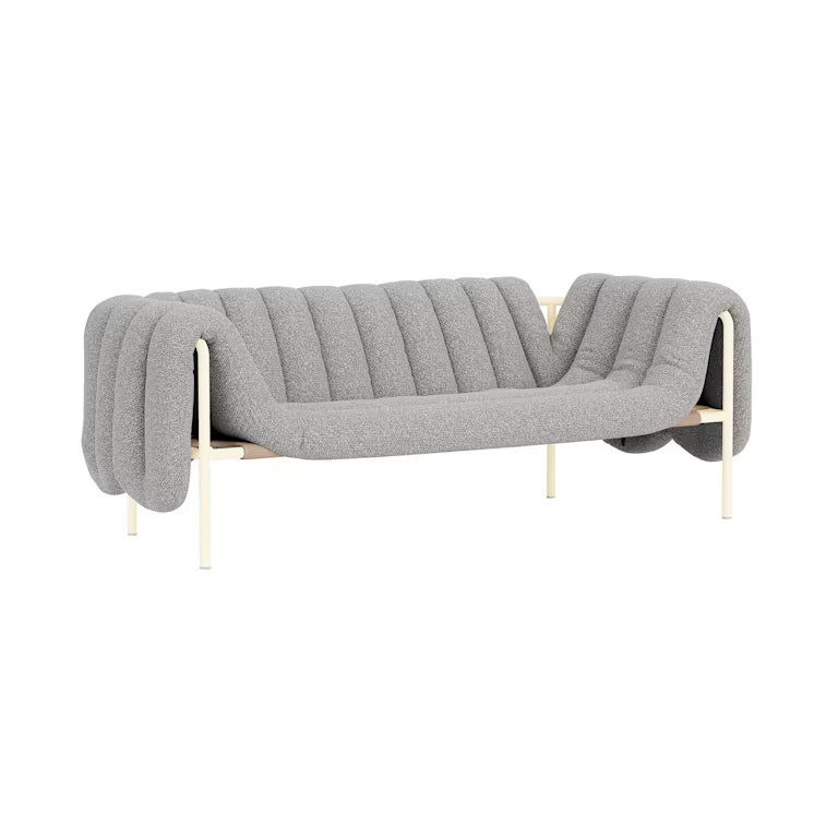 Puffy Fabric 2.5-Seater Sofa