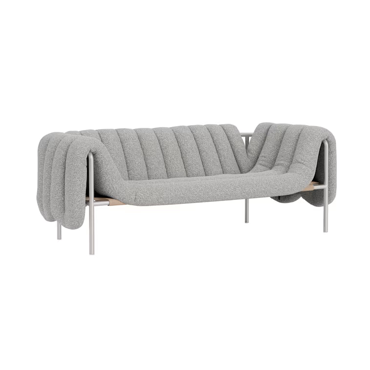 Puffy Fabric 2.5-Seater Sofa