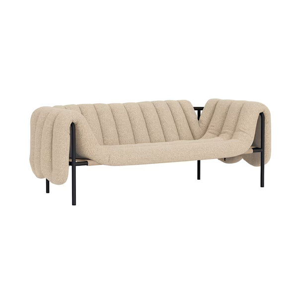 Puffy Fabric 2.5-Seater Sofa