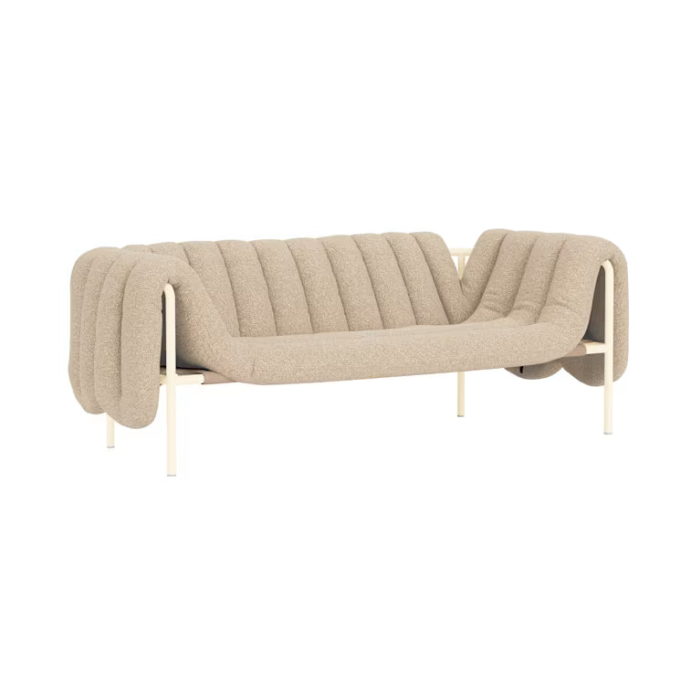 Puffy Fabric 2.5-Seater Sofa