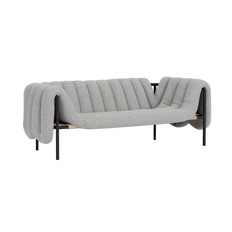 Puffy Fabric 2.5-Seater Sofa