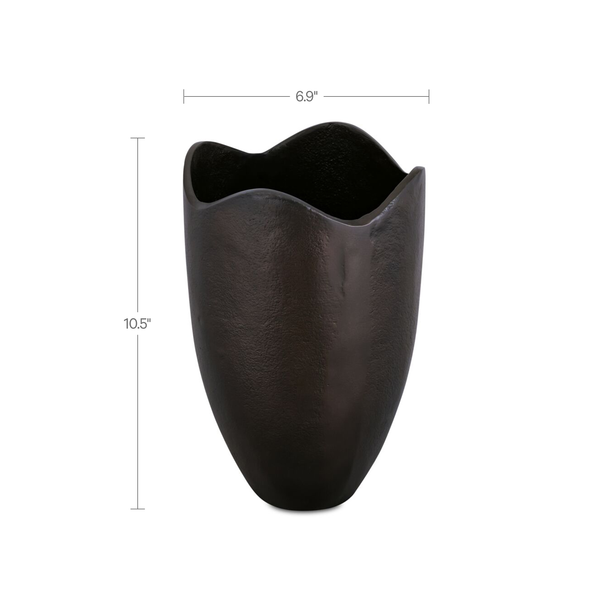 Athena Cast Aluminum Vase